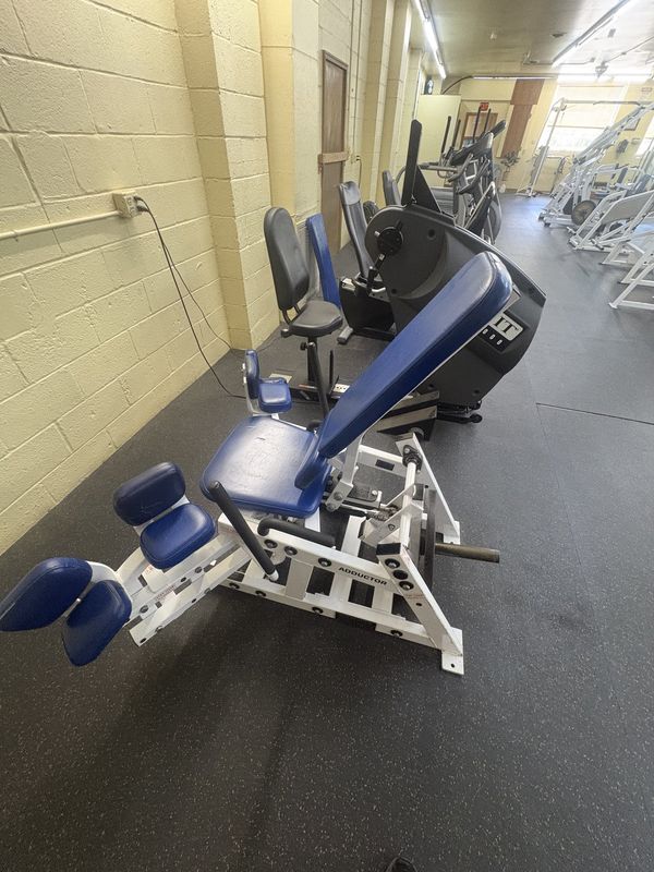Row of blue selectorized machines
