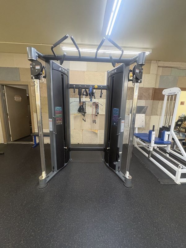 Cable crossover functional trainer